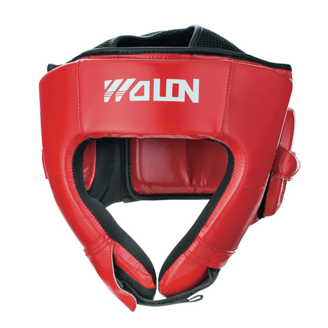 Small wolon leather competition head guard