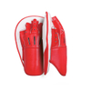 Small wolon leather flat focus mitts