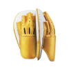 Small wolon leather flat focus mitts